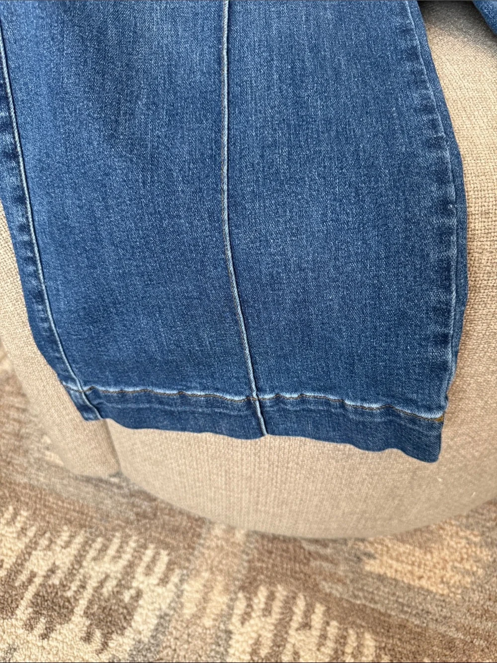 Anniewear Wide Leg Blue Women's Jeans